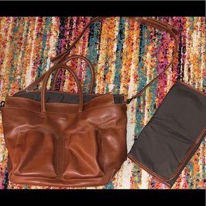 Matt & Nat vegan leather diaper bag